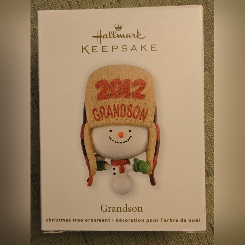 Hallmark Keepsake 2012 Grandson EUC